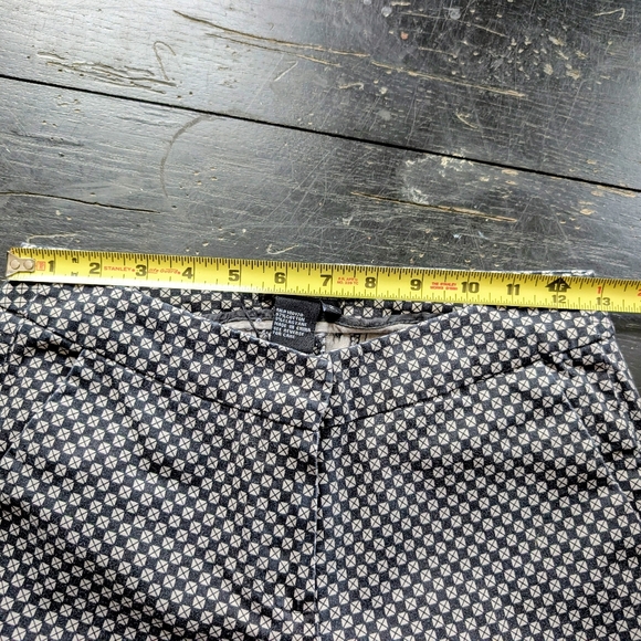 Sandro Skinny Ankle Black White 60s Retro Pants Minimalist Dressy Chic Size 2 XS - Picture 8 of 8